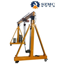 Small Gantry Crane Height Adjustable with Hoist